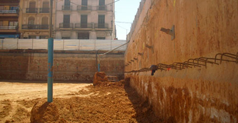 Cálculo de muros pantalla en Valencia