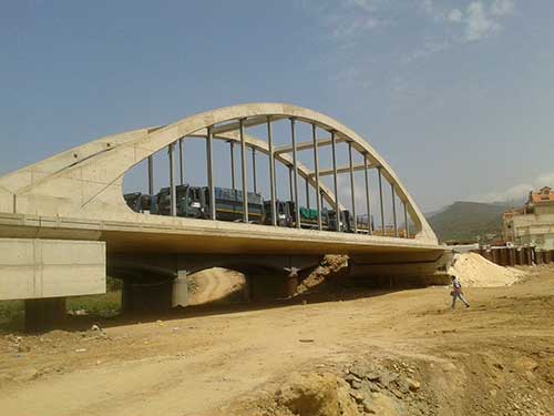 Prueba de Carga de Puentes en Valencia Troyano