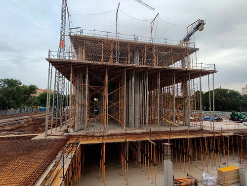 Construcción de edifico de oficinas en Valencia