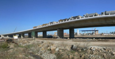 Prueba de carga de puentes en Valencia